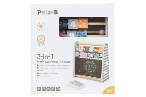 Wooden Counting Set 3-in-1