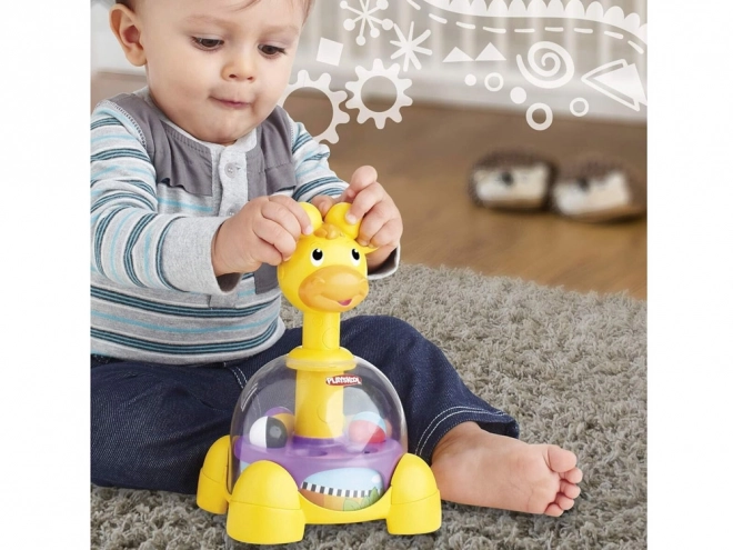 Playskool Giraffe Spinning Toy with Balls