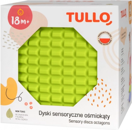 Sensory Octagons with Various Textures 4 pieces