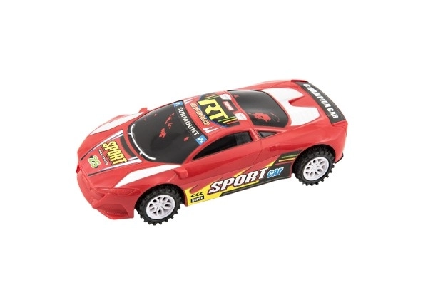 Racing Car Plastic 20cm Friction Powered 2 Colors in Bag