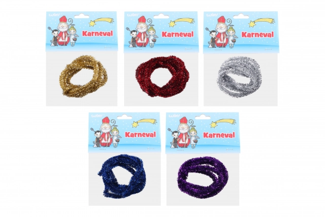 Metallic Chenille Pipe Cleaner 10mm Diameter