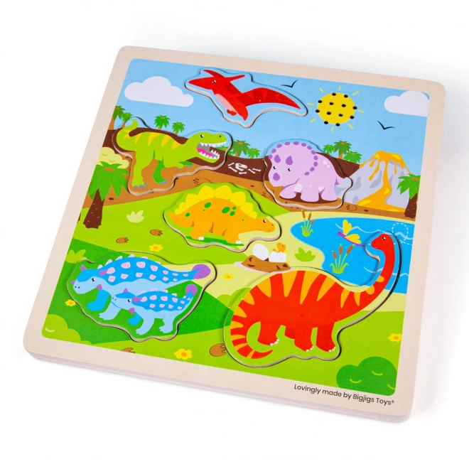 Sound Puzzle Dinosaurs by Bigjigs Toys