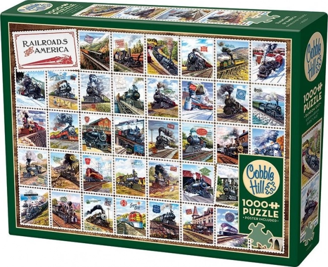 Cobble Hill Puzzle Railways of America 1000 Pieces