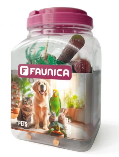 Pet World Animal Figures and Accessories Set