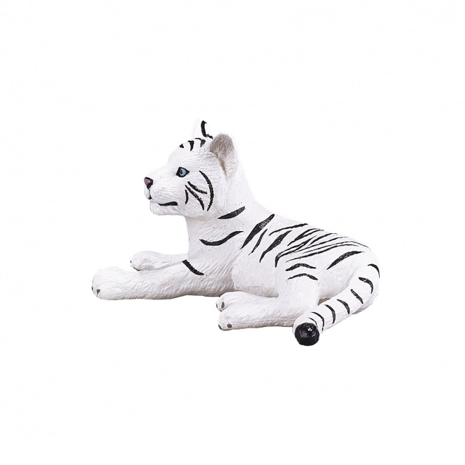 White Bengal Tiger Cub Figurine