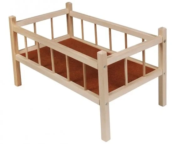 Wooden Doll Bed