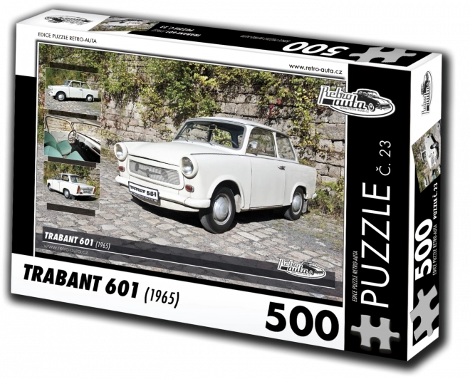 Retro Cars Puzzle Trabant 601