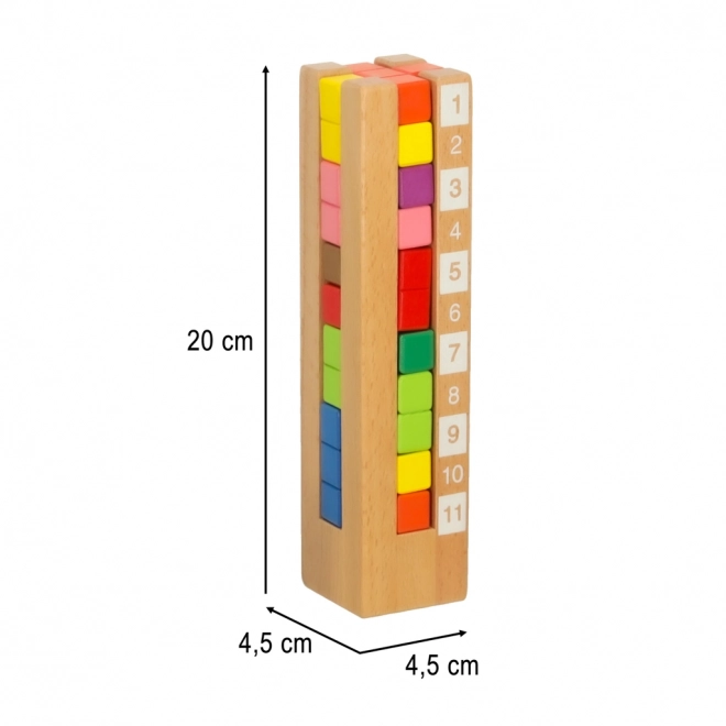 Colorful Wooden Montessori Building Blocks