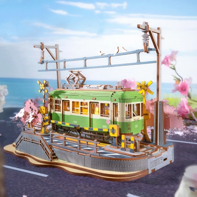 3D Wooden Puzzle Sakura Station