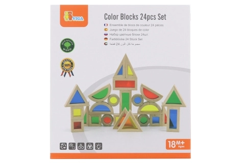 Wooden Colorful Blocks Set