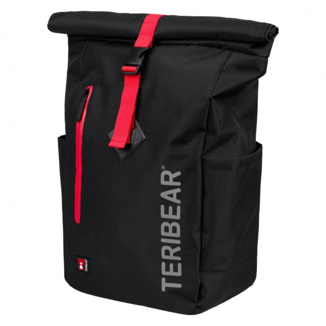 Baagl Teribear Roll-top Backpack Black