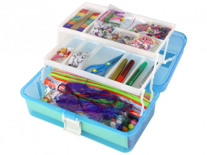 Blue Expandable Art Kit for Kids