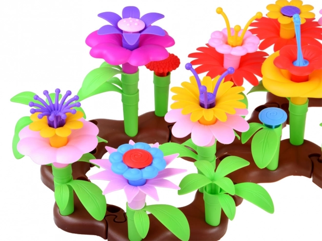 Creative Construction Flower Garden Set