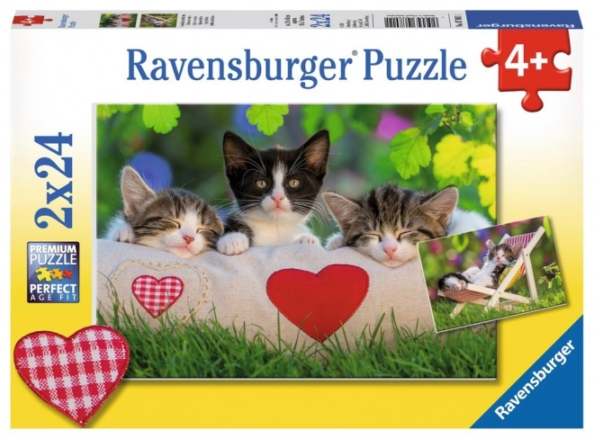 Ravensburger 2-in-1 Puzzle Sleeping Kittens