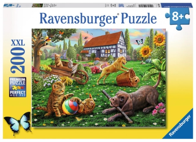 Garden Playtime XXL Puzzle - 200 Pieces