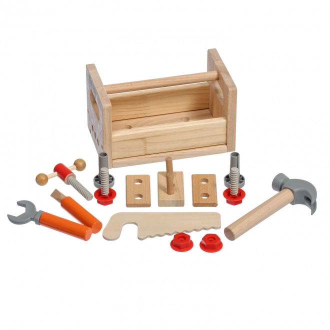 Lucy & Leo Big Carpenter Wooden Tool Set