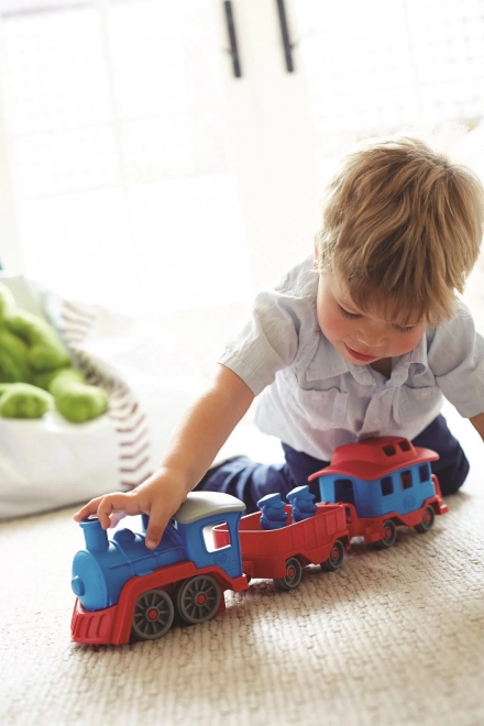 Blue Train Set from Green Toys