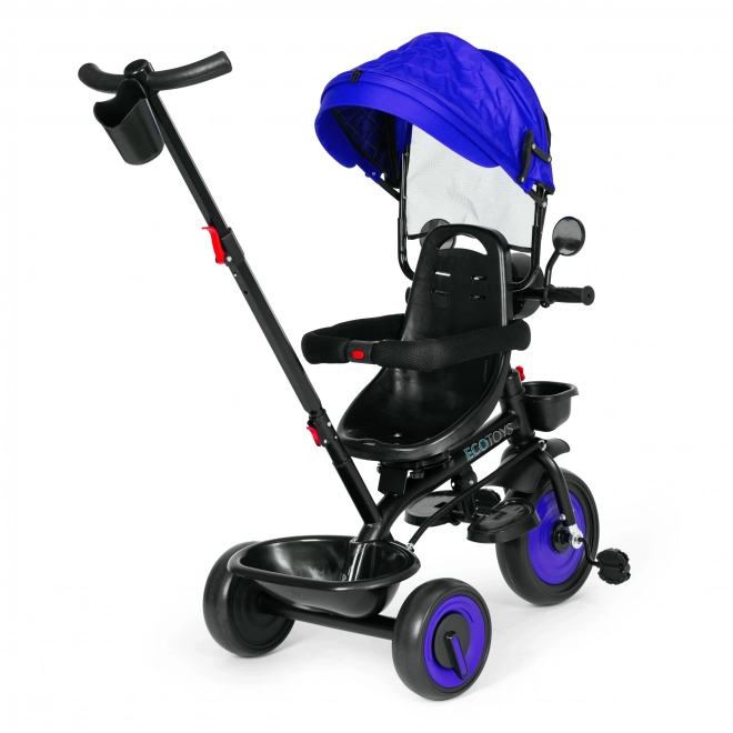3-in-1 tricycle stroller for children with swivel seat and canopy by ECOTOYS
