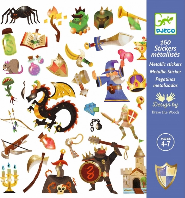 Metallic Stickers Kingdom Set