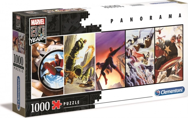 Clementoni Marvel 80th Anniversary Panoramic Puzzle 1000 Pieces