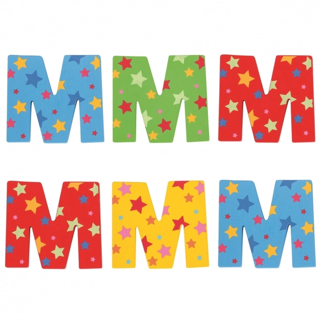 Bigjigs Toys Starry Letter M