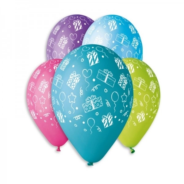 Party Balloons in Mixed Pastel Colors