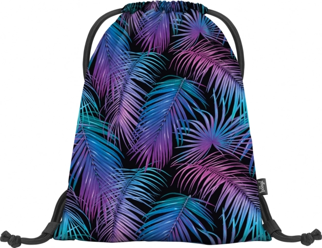 Baagl drawstring bag palm design