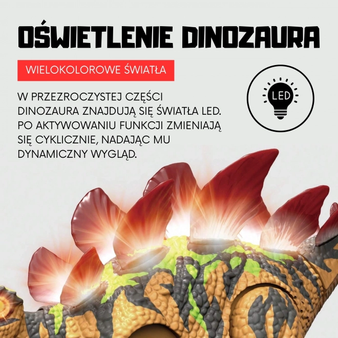 Woopie Dinozaur zdalnie sterowany RC Robot Stegozaur