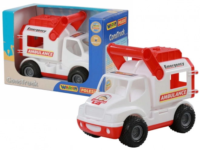 White Ambulance Toy Truck