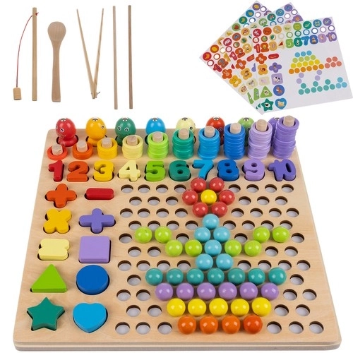 Wooden Bead Puzzle Toy