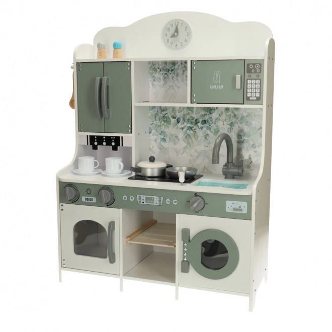 Cucina in legno MDF Lulilo con Espresso 85cm