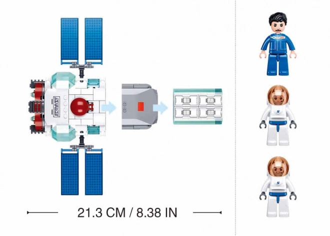 Sluban space station dream 15 expansion module