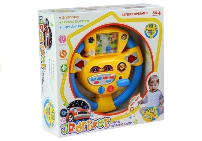 Interactive Steering Wheel for Toddlers with Sounds