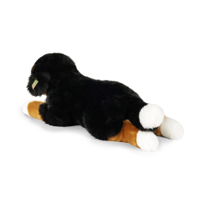 Large Plush Bernese Mountain Dog Lying 61 cm Eco-Friendly