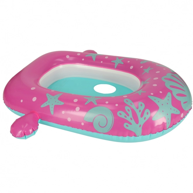 BESTWAY 34091 Barchetta gonfiabile per bambini con sedile e tettuccio rosa 1-2 anni 18 kg
