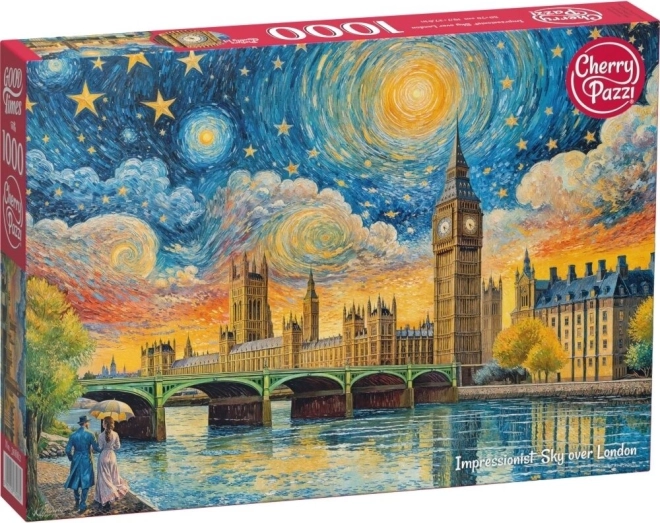 Cherry Pazzi puzzle Impressionist Sky Over London