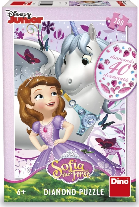 Sofia the First and Unicorn Gem Puzzle