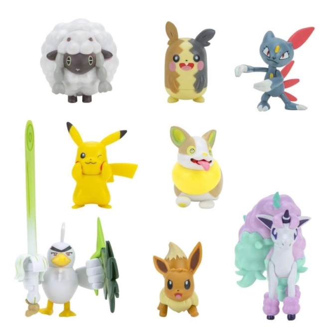 Pokémon Figurine Set with 8 Characters