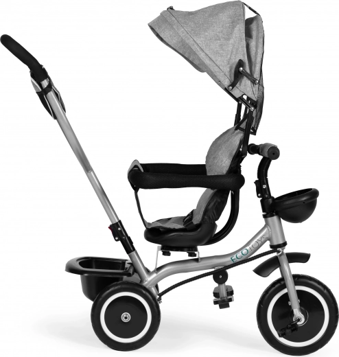 Quiet EVA wheels and confident braking