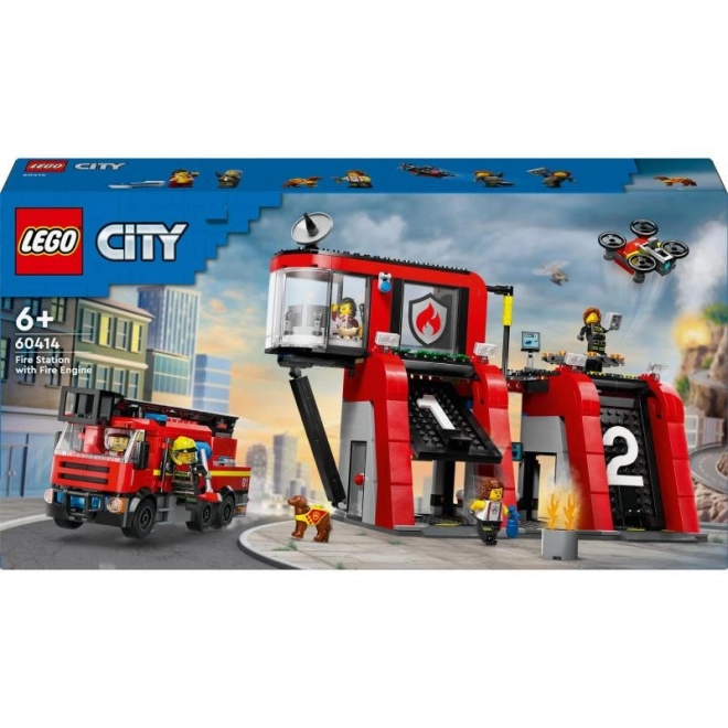 Fire Station With Fire Truck LEGO City