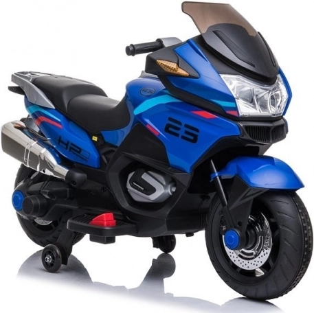Children's Battery-Powered Motorcycle Blue