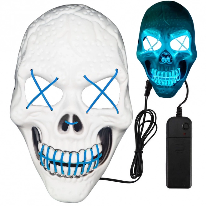 Led Skull Mask Halloween Glowing Party Mask