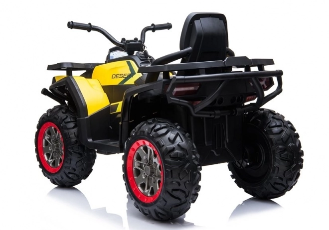 Sárga akkumulátoros quad