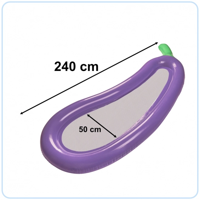 Inflatable Mesh Eggplant Float 240cm