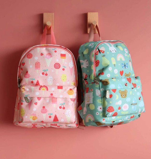 Ice Cream Printed Children's Backpack