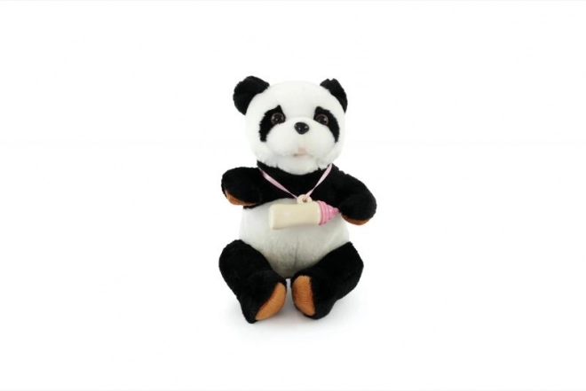 Interactieve panda met flesje