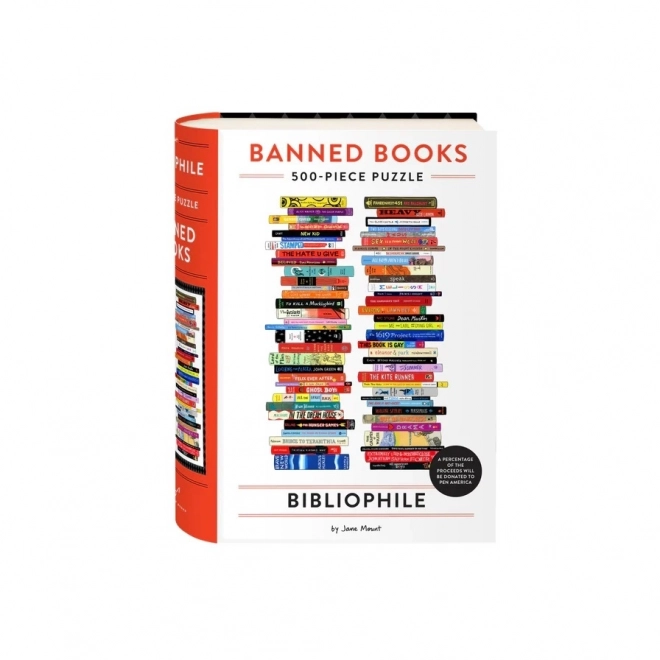 Galison literary banned books puzzle by Jane Mount