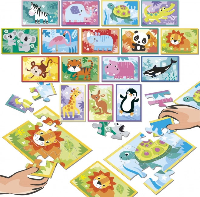 Educa Animal Battle Puzzle Challenge