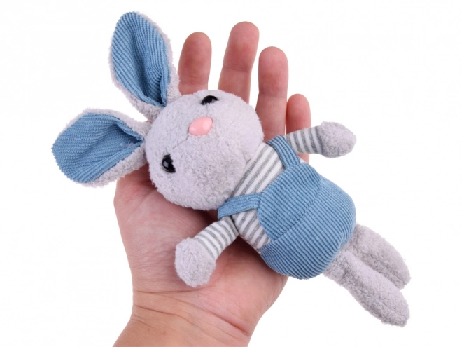 Plush Rabbit Toy with Corduroy Overalls