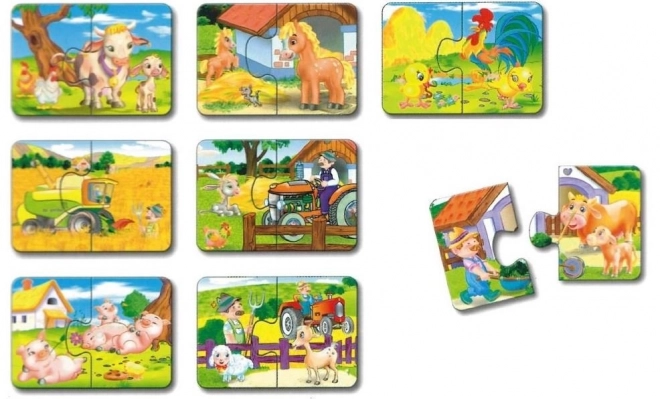 Safari Animal Duo Puzzle